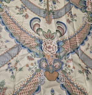 P. Kaufmann Passage to India Fabric 78x54 • Scotchgard Home Decor